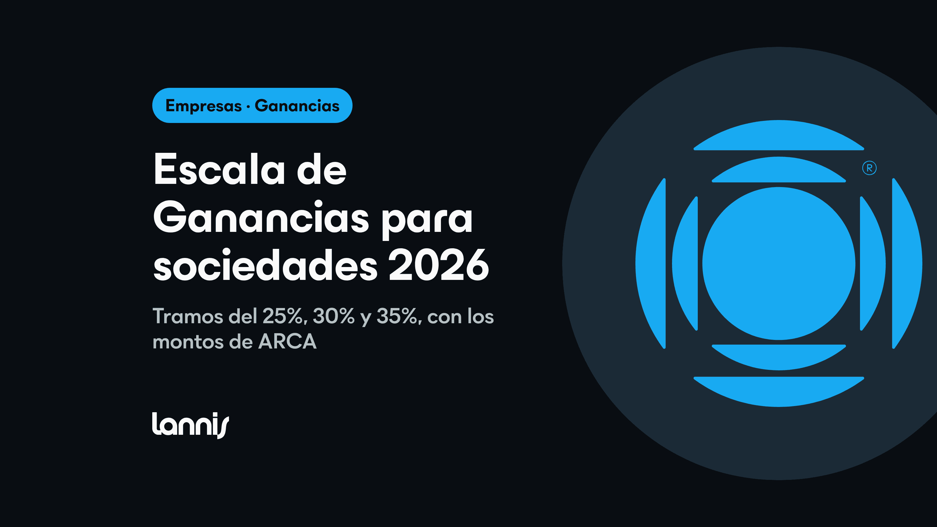Escala de Ganancias sociedades 2026: tabla y alícuotas